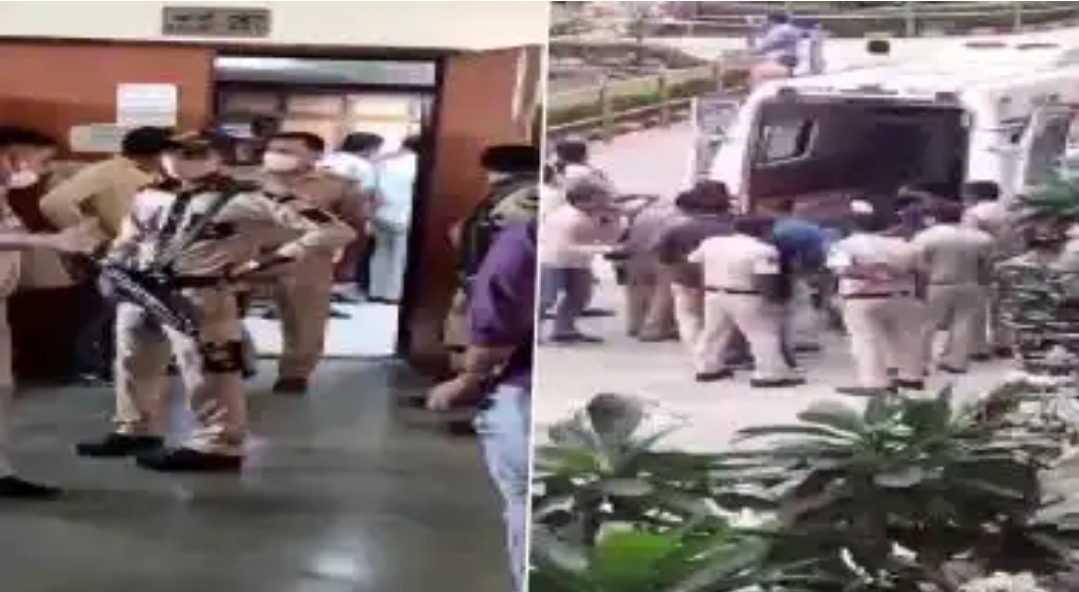 दिल्ली के रोहिणी कोर्ट में दिनदहाड़े शूट आउट,जवाबी कार्रवाई में 3 हमलावर ढेर