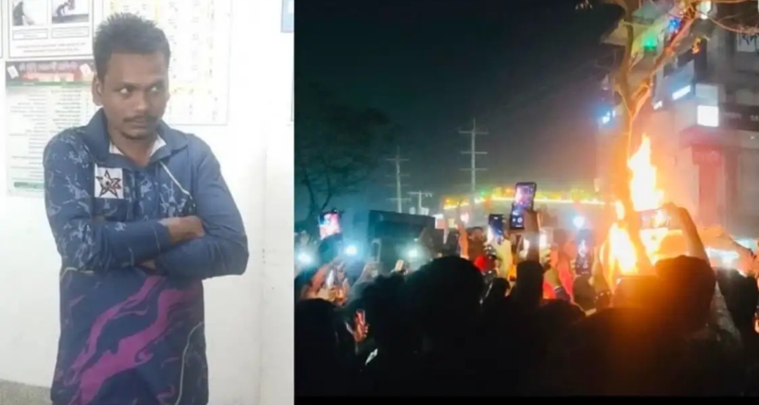 बांग्लादेश में भीड़ का कहर: धार्मिक आरोप में हिंदू युवक की नृशंस हत्या, शव को जलाया