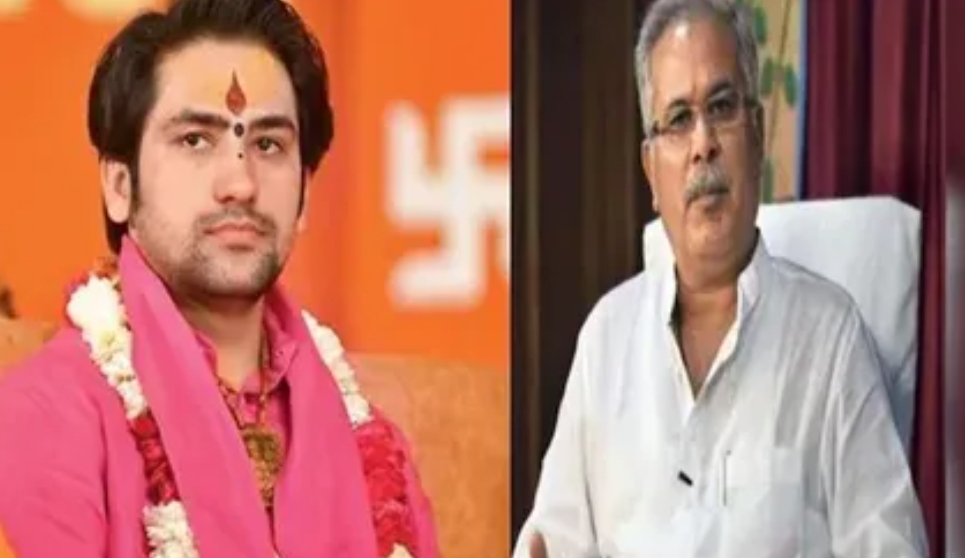 भूपेश बघेल–धीरेंद्र शास्त्री विवाद गरमाया, BJP एजेंट के आरोप पर बाबा बागेश्वर का जवाब