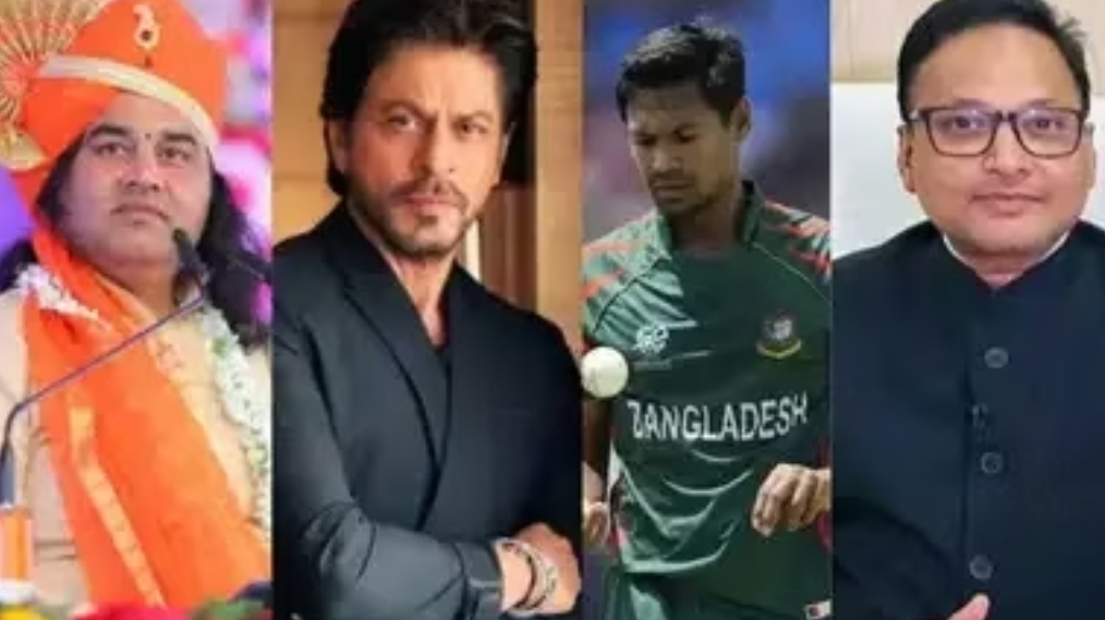 बांग्लादेशी खिलाड़ी की KKR में एंट्री पर विवाद, शाहरुख खान पर साधु-संतों के तीखे बयान