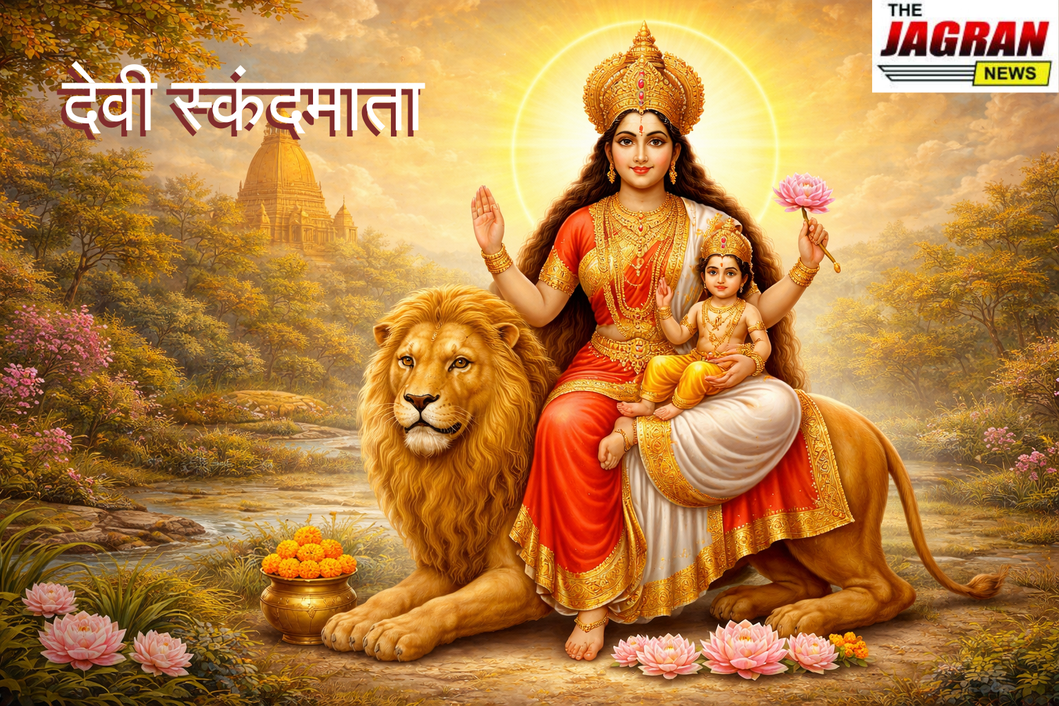 Navratri 2026: पांचवें दिन मां स्कंदमाता की पूजा का विशेष महत्व, ऐसे करें आरती