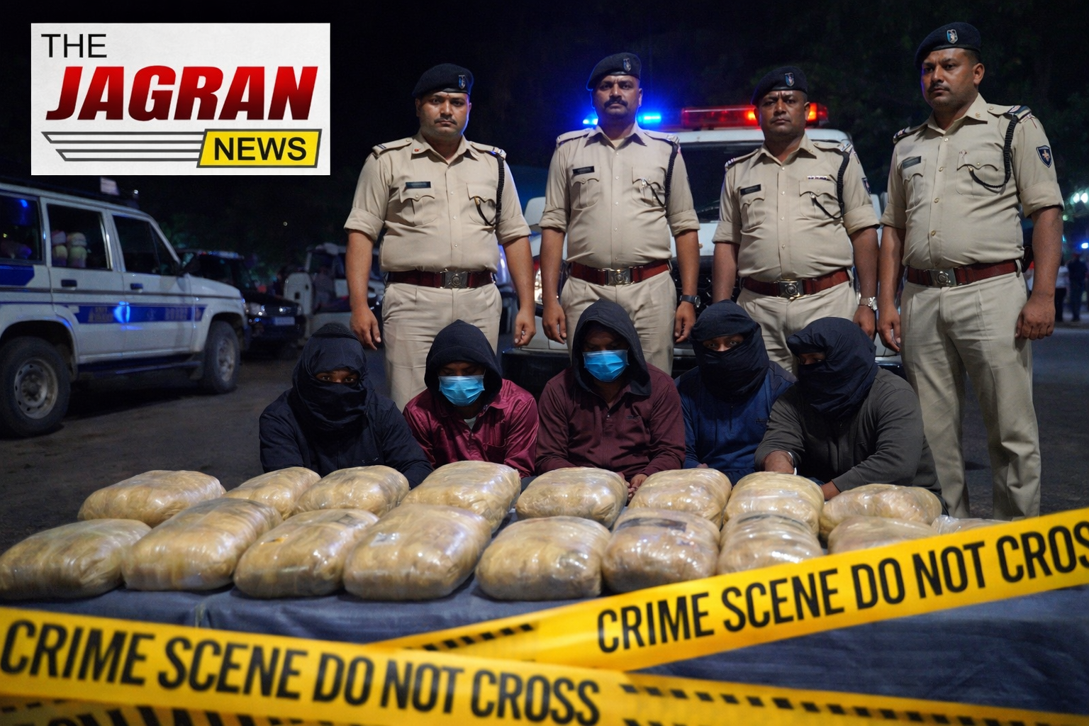 बिहार में 90 लाख की हेरोइन बरामद, 5 आरोपी गिरफ्तार