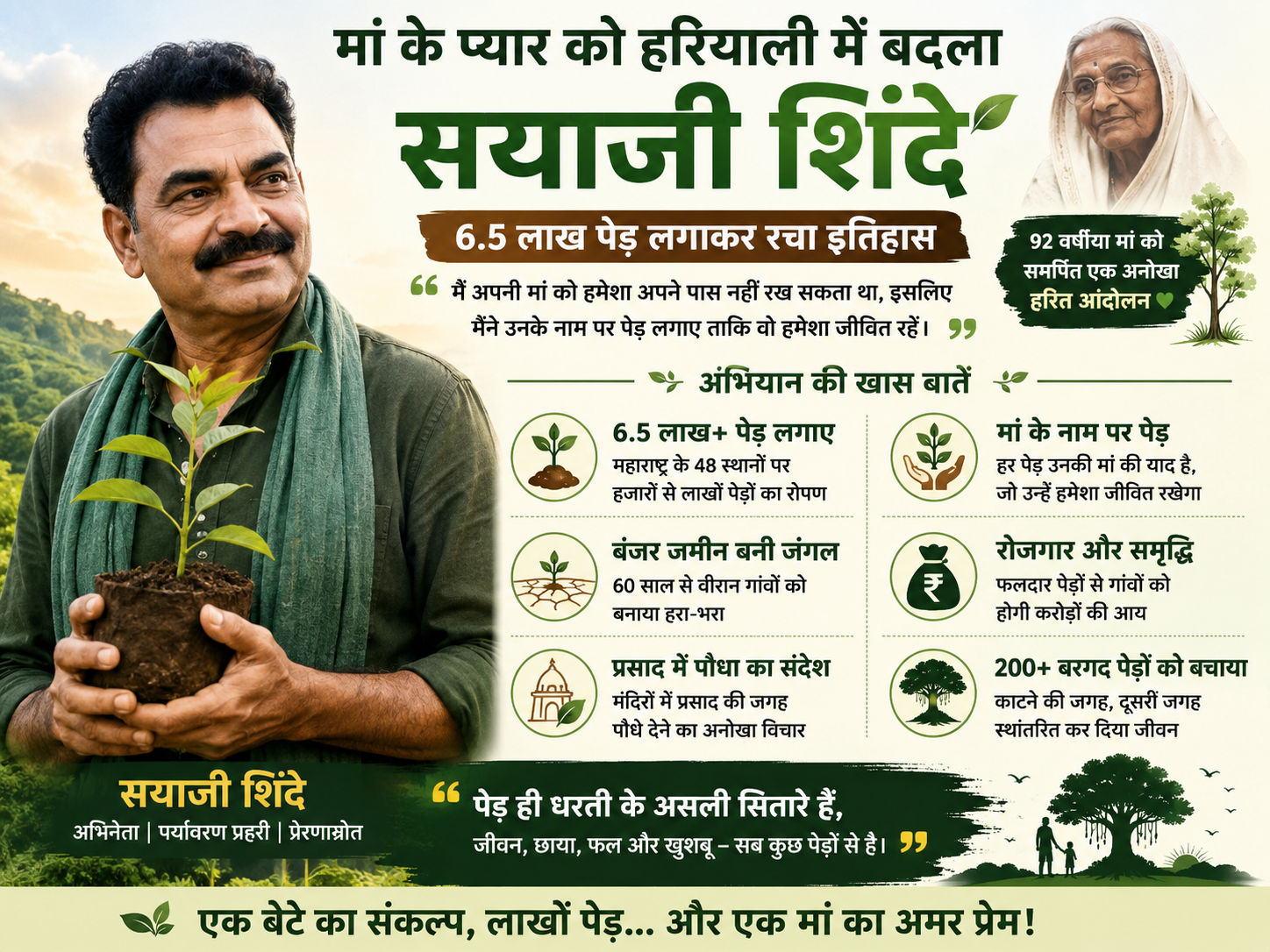 मातृ प्रेम ने महाराष्ट्र को दिया जीवन