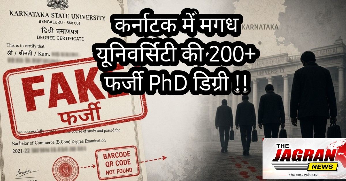 कर्नाटक में मगध यूनिवर्सिटी की फर्जी PhD डिग्रीयाँ