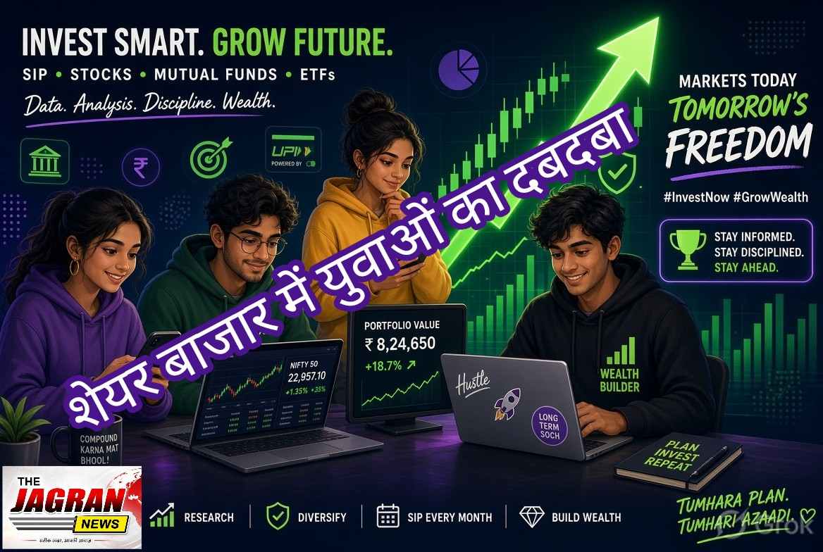 शेयर बाजार में युवाओं का दबदबा: हर दूसरा नया निवेशक 30 से कम उम्र का