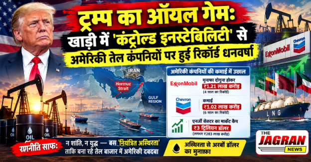 ट्रम्प का ऑयल गेम: खाड़ी में 'कंट्रोल्ड इनस्टेबिलिटी' से अमेरिकी तेल कंपनियों पर हुई रिकॉर्ड धनवर्षा