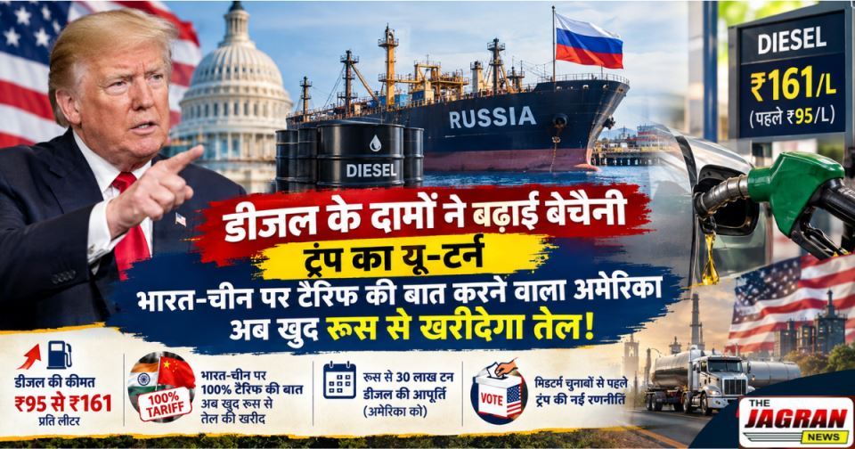 भारत-चीन पर टैरिफ की बात करने वाला अमेरिका अब खुद रूस से खरीदेगा तेल!