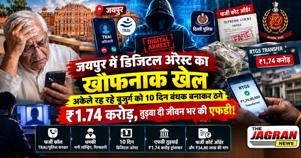 जयपुर में डिजिटल अरेस्ट का खौफनाक खेल